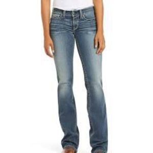 Ariat R.E.A.L. Mid Rise Stretch Whipstitch Boot Cut Jean 25R